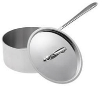 All-Clad 4 QT Stainless Sauce Pan with Lid $194.99